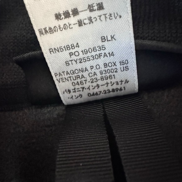 Patagonia W's Women's Better Sweater Jacket 25530 Black Multi Pocket Zip Up Sz S - Picture 4 of 8